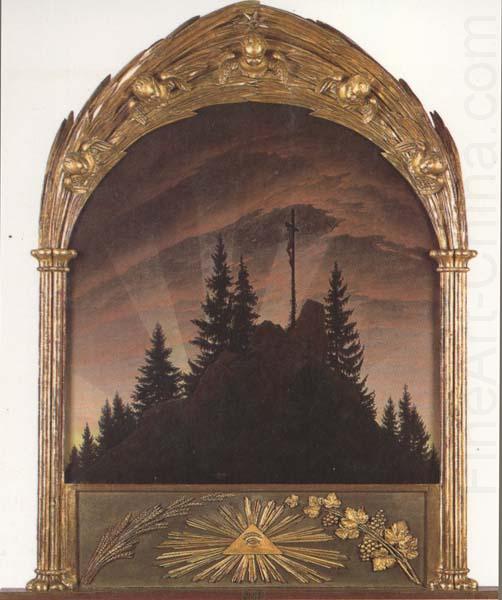 Caspar David Friedrich The Cross in the Mountains (mk45) china oil painting image